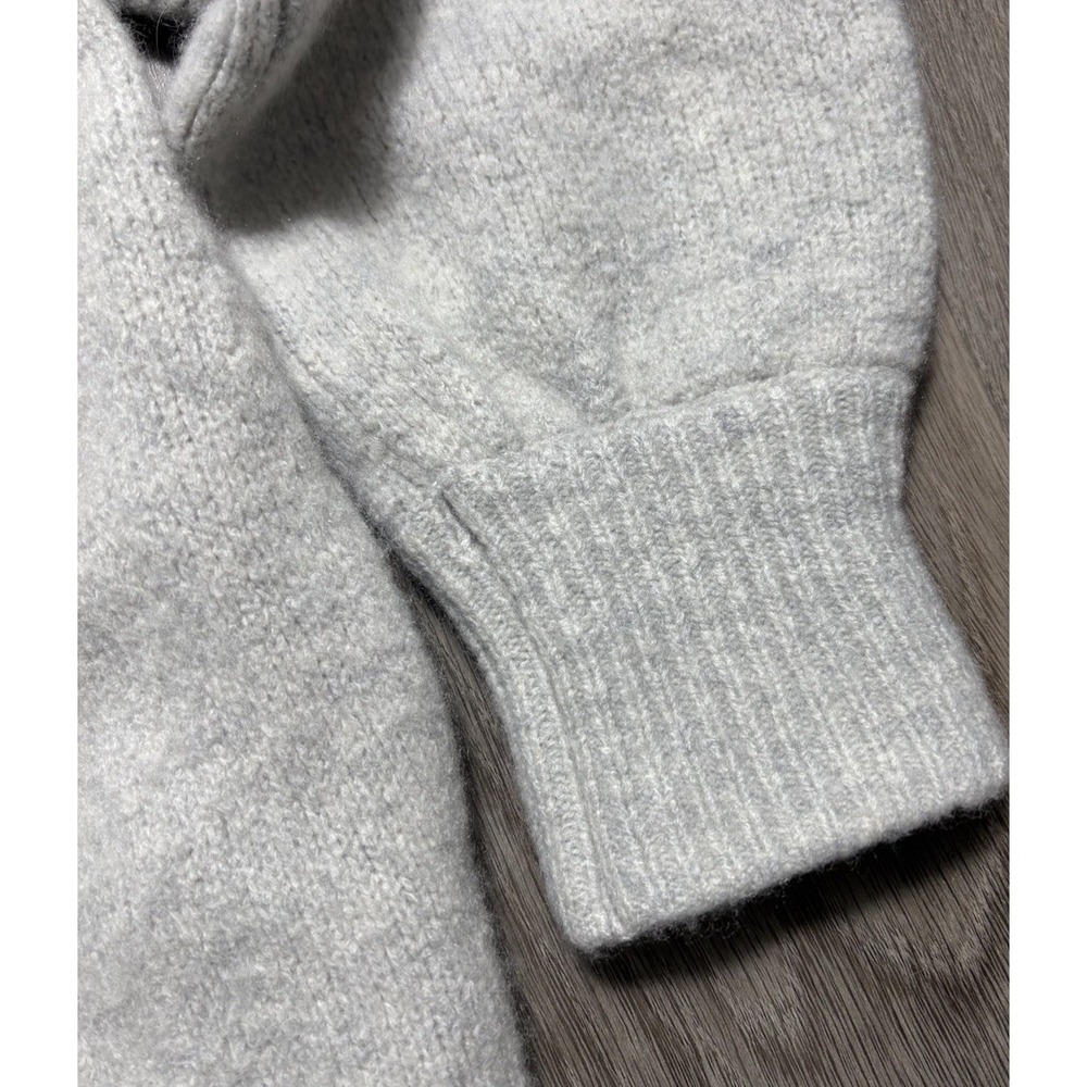 Kit And Ace Women's Chunky Cashmere Boyfriend Fit Long‎ Sweater Comfy Gray S/M - Picture 4 of 10